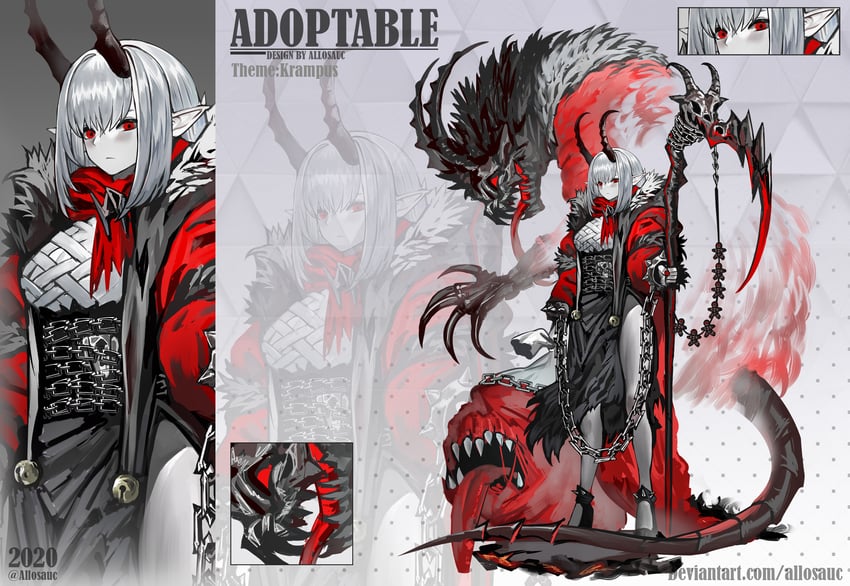 krampus (original) drawn by allosauc