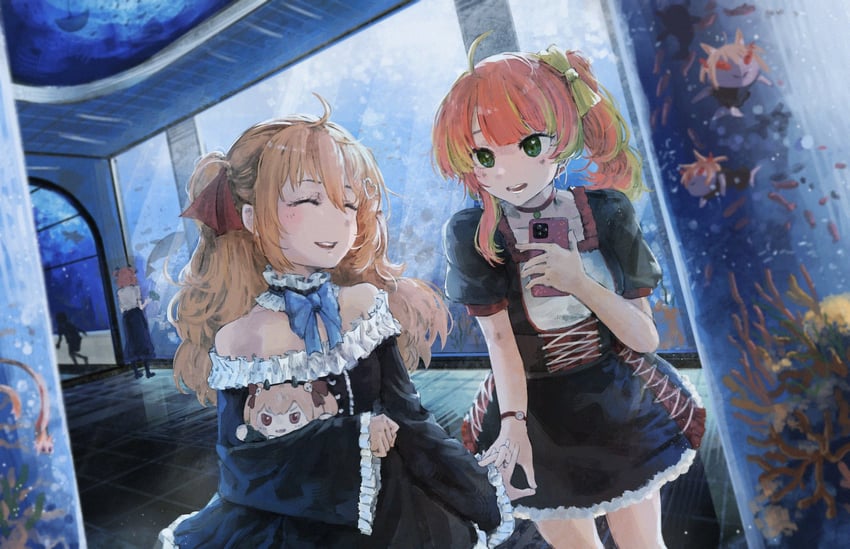 neuro-sama, evil neuro-sama, vedal987, camila, and slice of toma (indie virtual youtuber and 1 more) drawn by kan1360