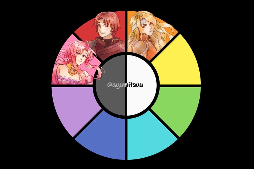brigid, ethlyn, and azelle (fire emblem and 1 more) drawn by ayumitsuu