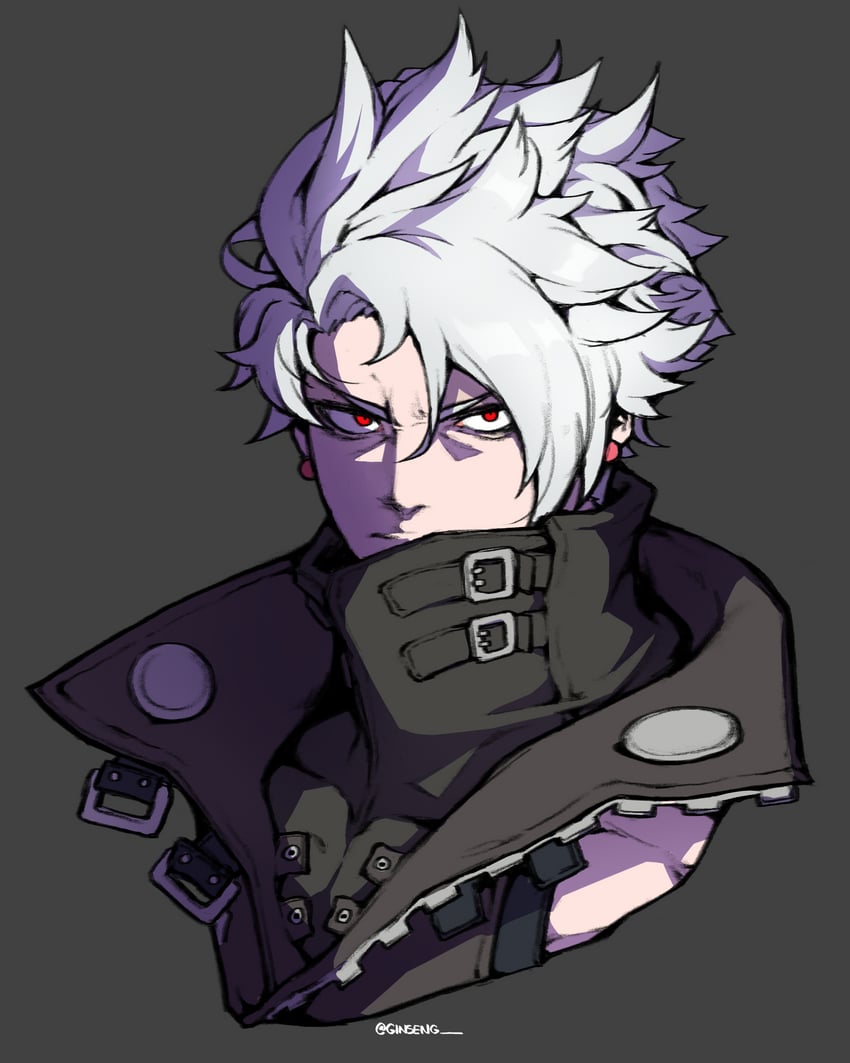 chipp zanuff (guilty gear and 1 more) drawn by ginseng_(xin)