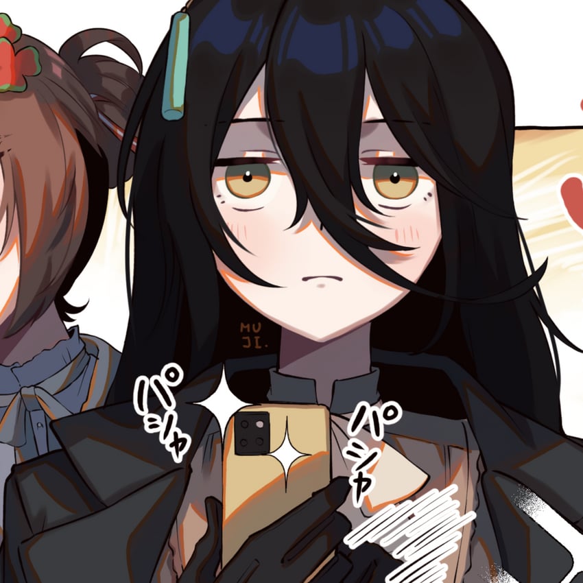 manhattan cafe and fine motion (umamusume) drawn by mujintou_png