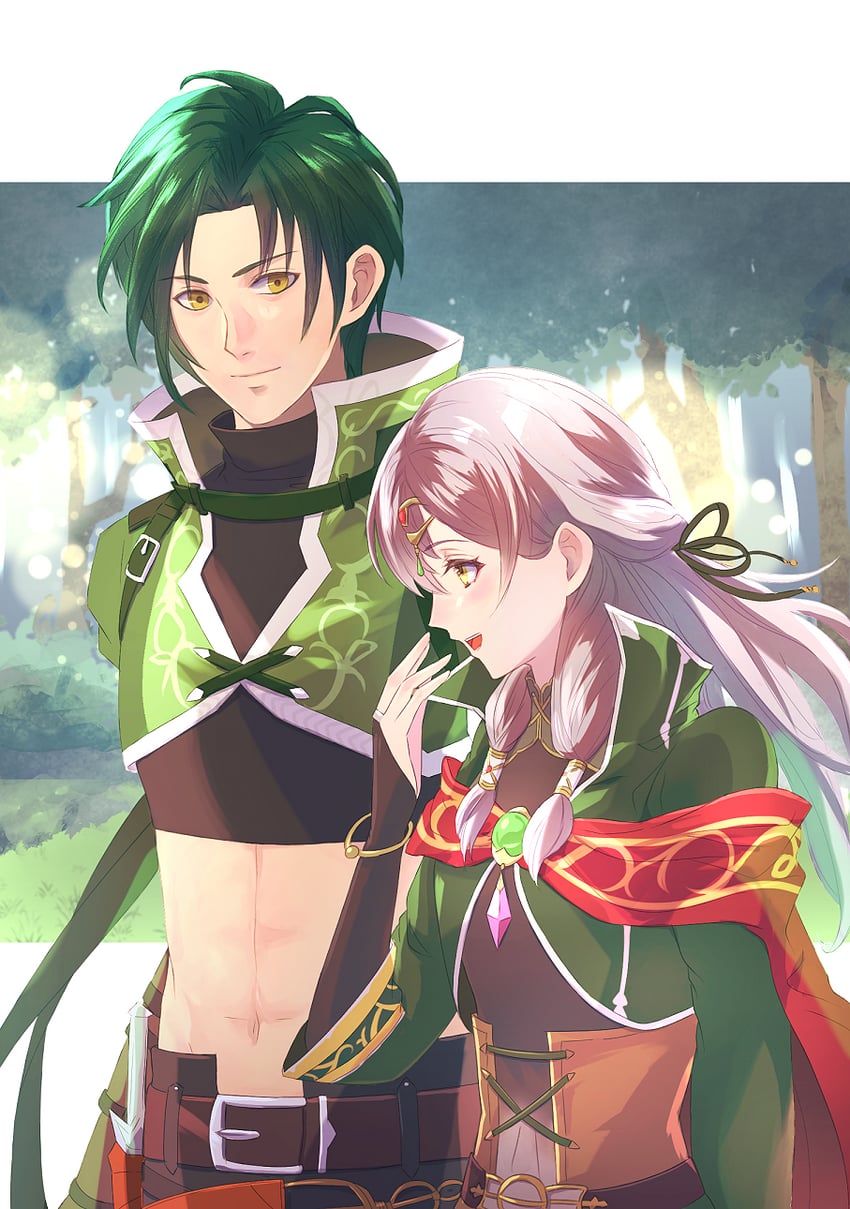 sothe and micaiah (fire emblem and 2 more) drawn by riou_(pooh920)