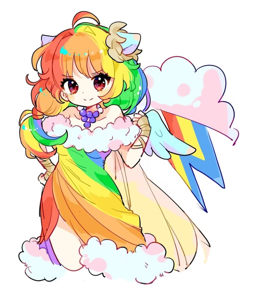rainbow dash (my little pony and 1 more) drawn by buyao_guan