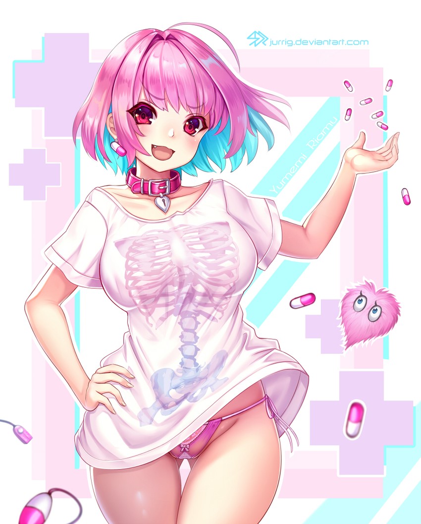 yumemi riamu (idolmaster and 1 more) drawn by jurrig