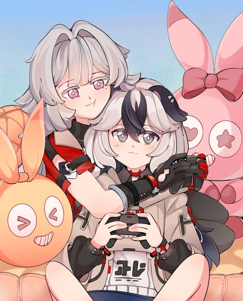 homu, coralie 6626 planck, erdos helia, and homei (honkai and 1 more) drawn by imannanuy