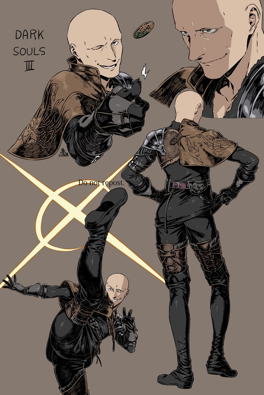 patches (dark souls and 1 more) drawn by kamezaemon
