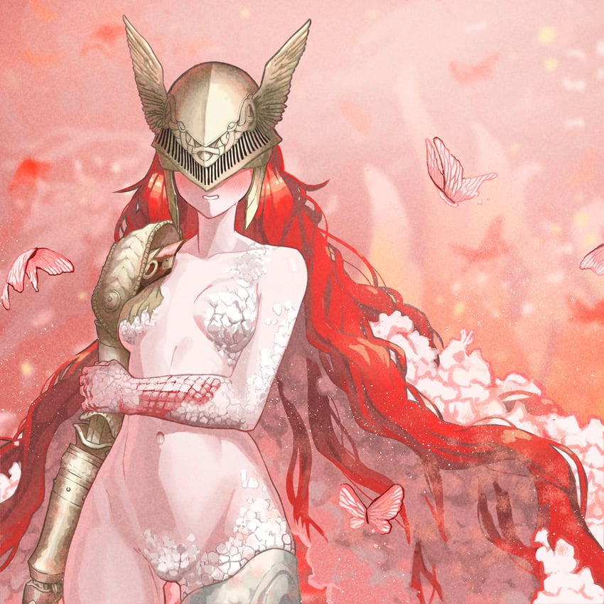 malenia blade of miquella and malenia goddess of rot (elden ring) drawn by ekrea_jan