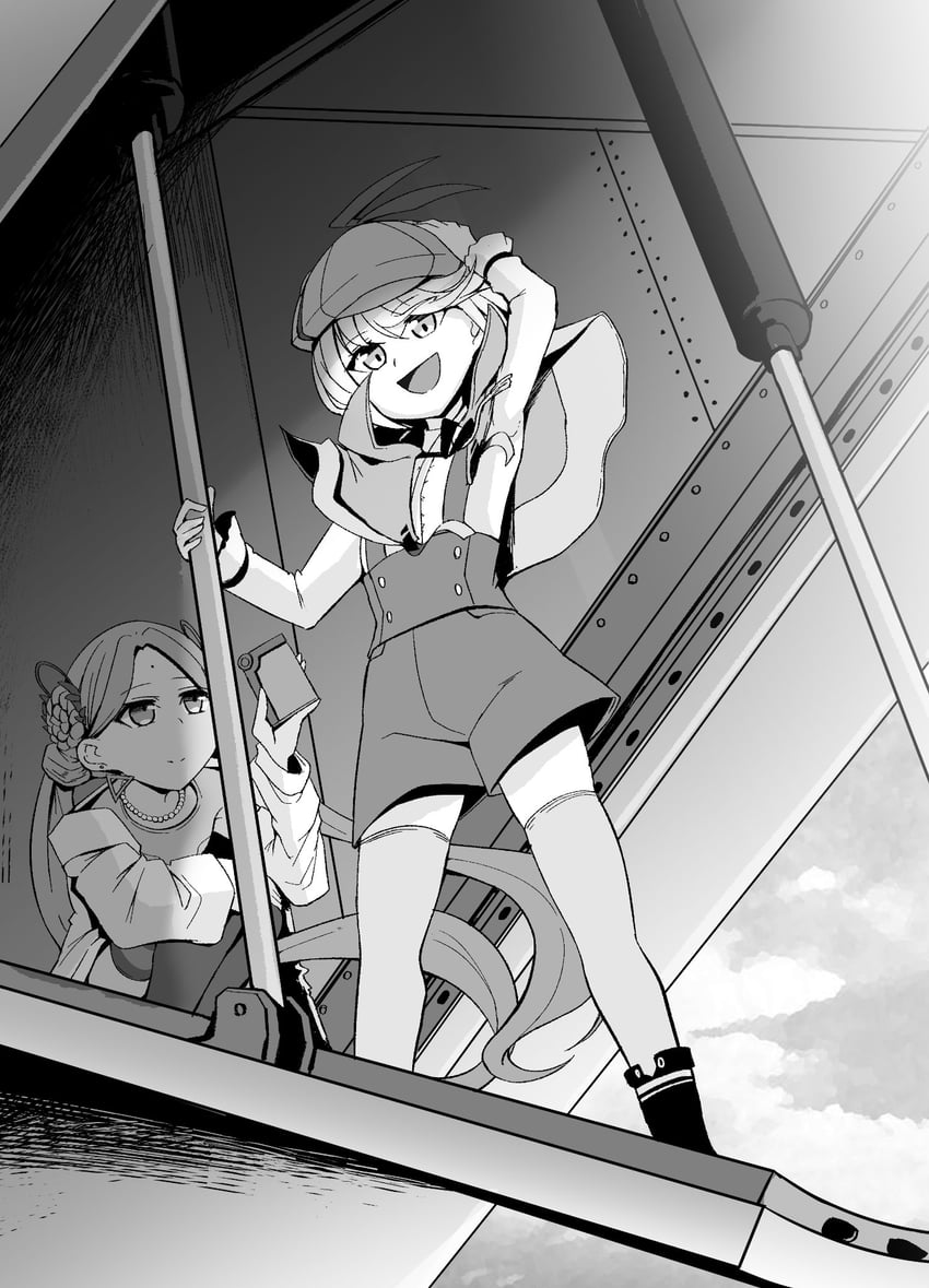 irene redmayne and vritika balakrishnan (heaven burns red) drawn by kenpi_(hs-totyu)