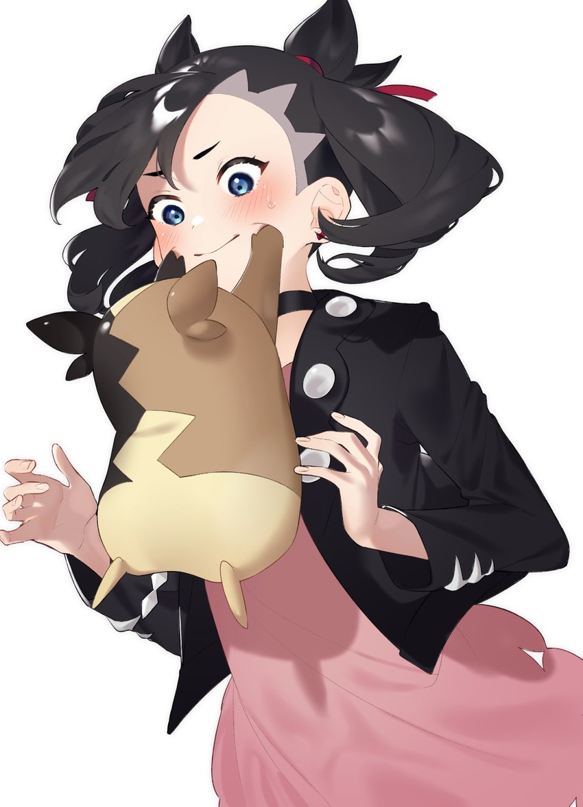 marnie and morpeko (pokemon and 2 more) drawn by sino42
