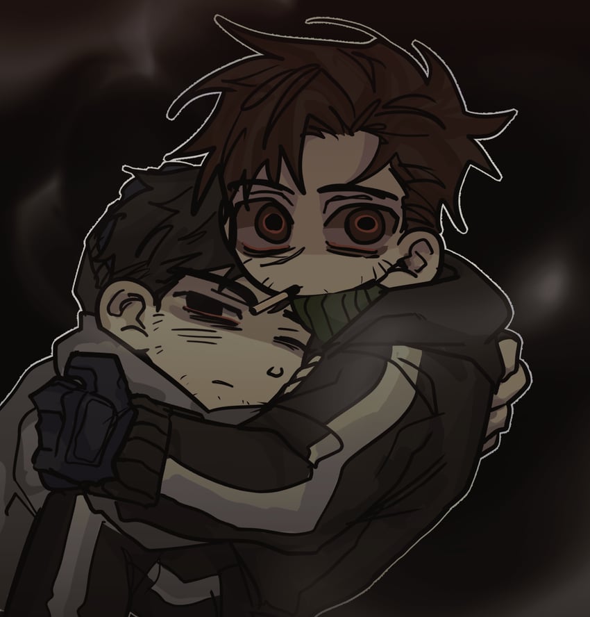 simon henriksson and david leatherhoff (cry of fear and 1 more) drawn by ju-san