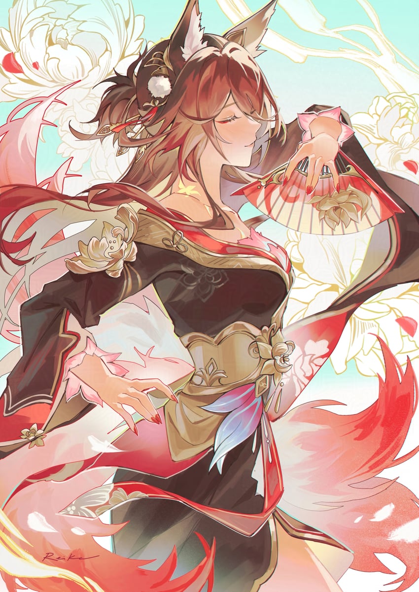 tingyun and fugue (honkai and 1 more) drawn by reika_(reikadraws)