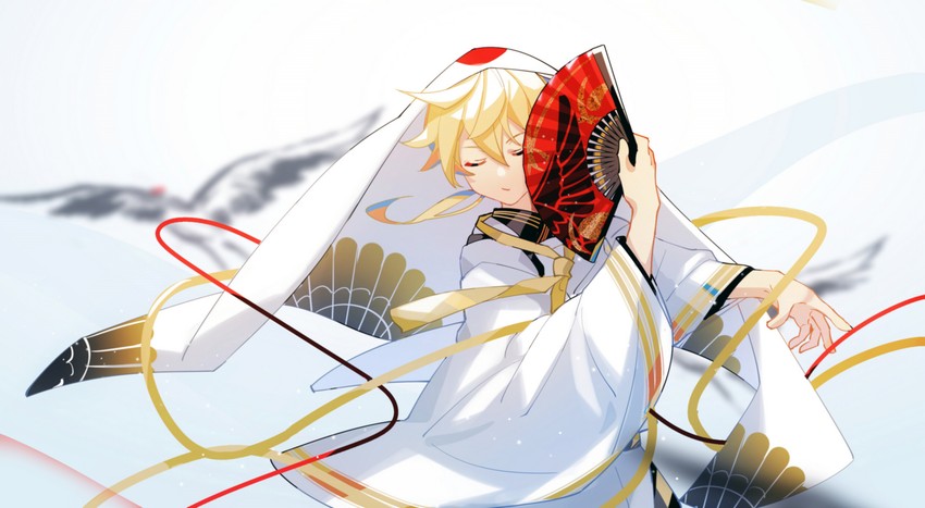 hatsune miku, kagamine len, and yuki len (vocaloid) drawn by chi_ya