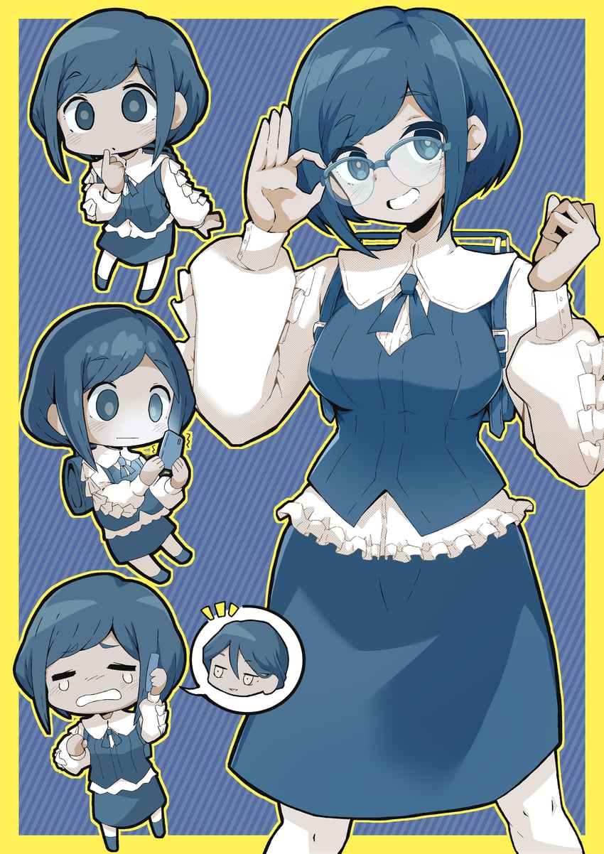 fukurai azami and meguriya ayumu (toshi densetsu kaitai center) drawn by teddyfredy26