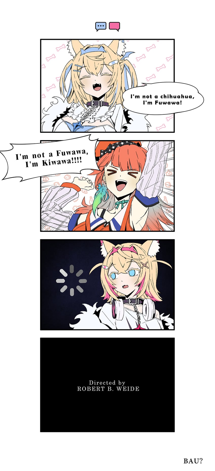 takanashi kiara, fuwawa abyssgard, and mococo abyssgard (hololive and 2 more) drawn by taka_t