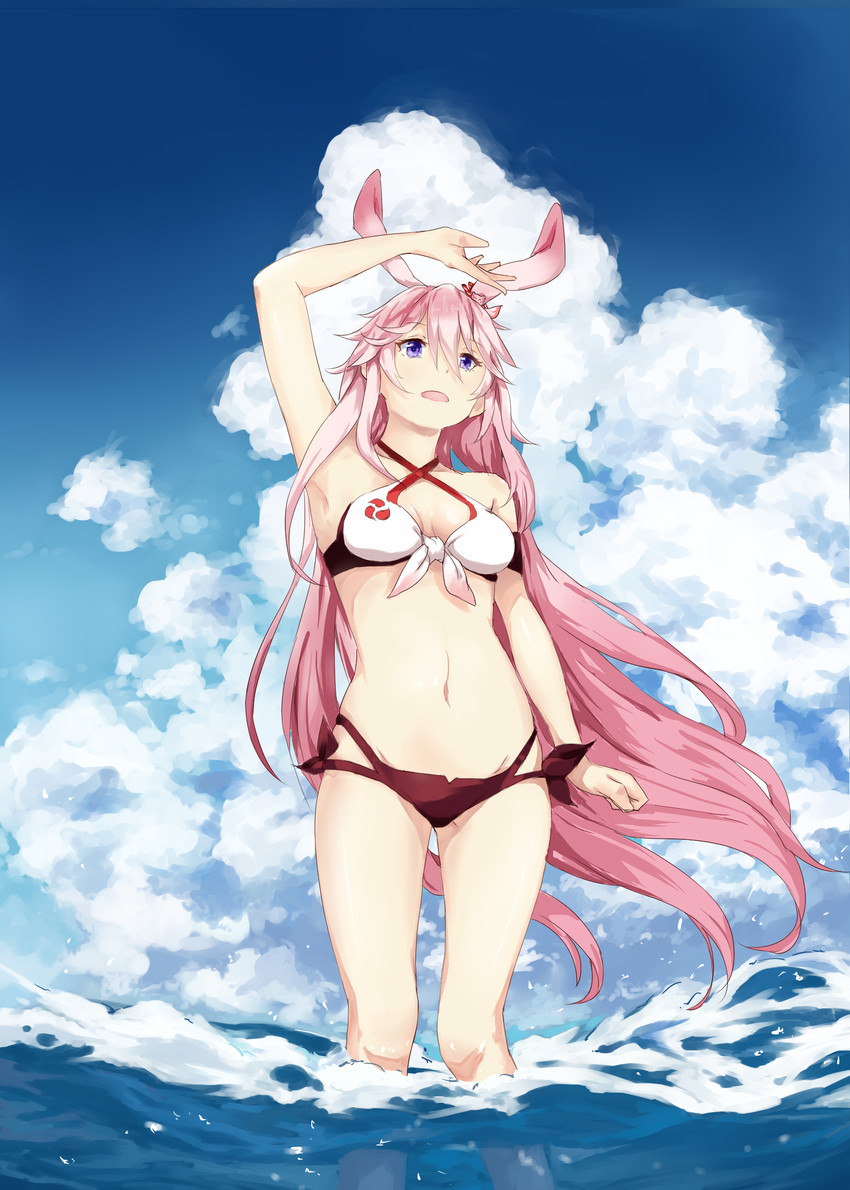 yae sakura (honkai and 2 more) drawn by jinyunrex