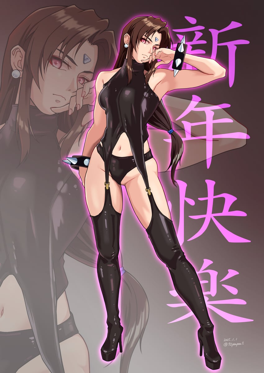 chun-li (street fighter and 1 more) drawn by 92penpen