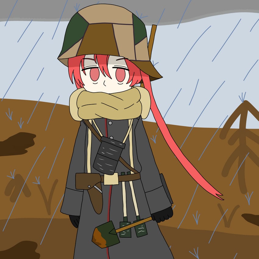 nakasuga emi (girls und panzer and 1 more) drawn by h_m_p_meeedick