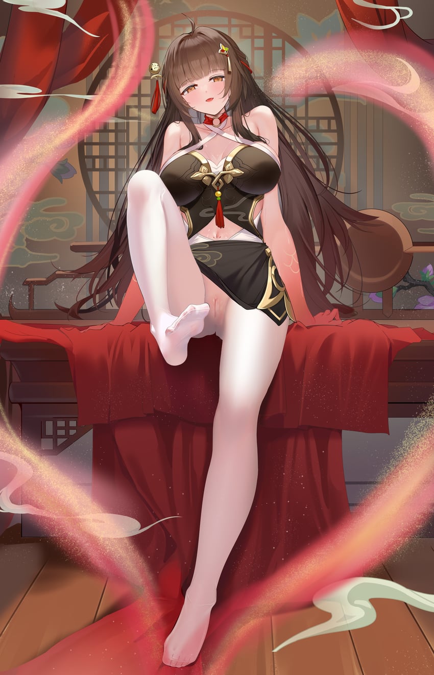 lingsha (honkai and 1 more) drawn by zhongwu_chahui