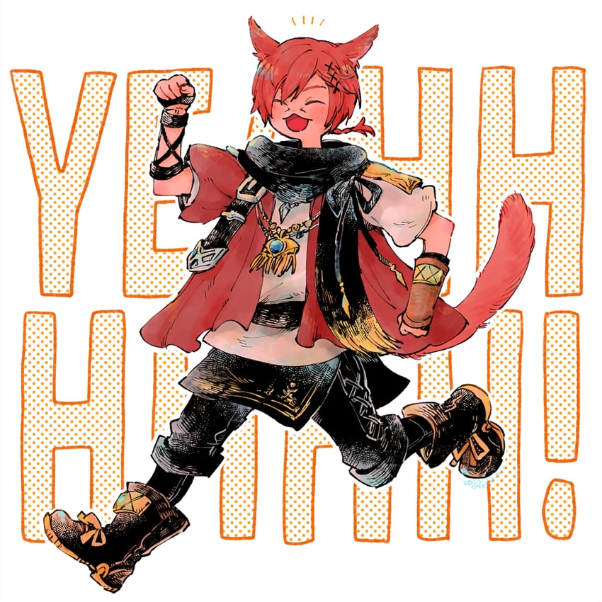 g'raha tia (final fantasy and 1 more) drawn by itowo_(itowc)