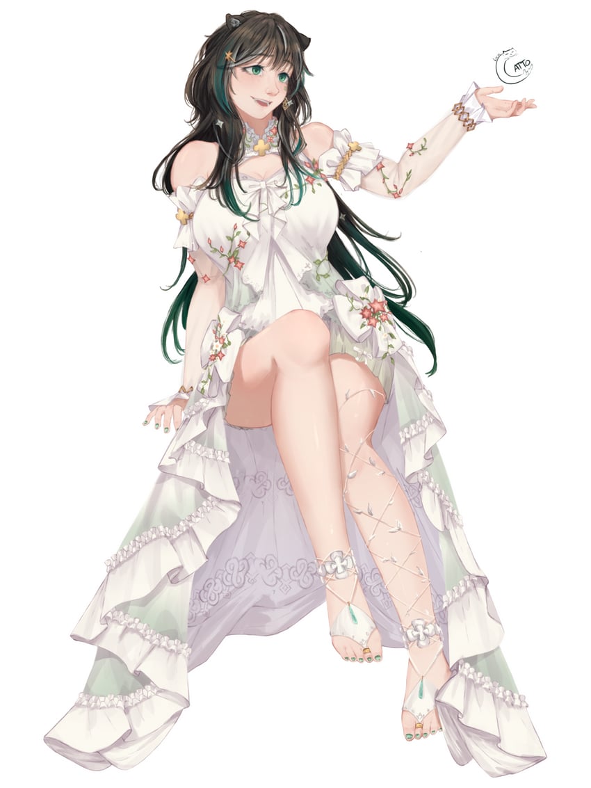 ayunda risu (hololive and 1 more) drawn by local_catto