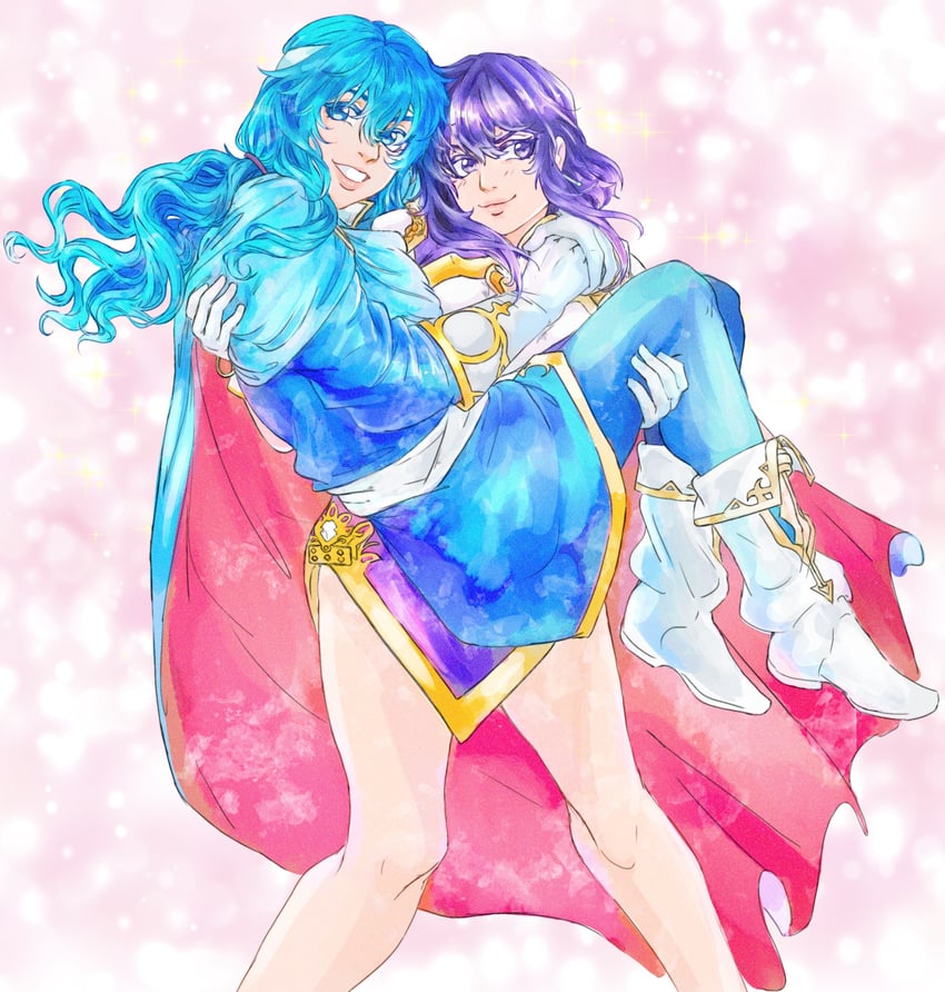 seliph and larcei (fire emblem and 1 more) drawn by tiametta