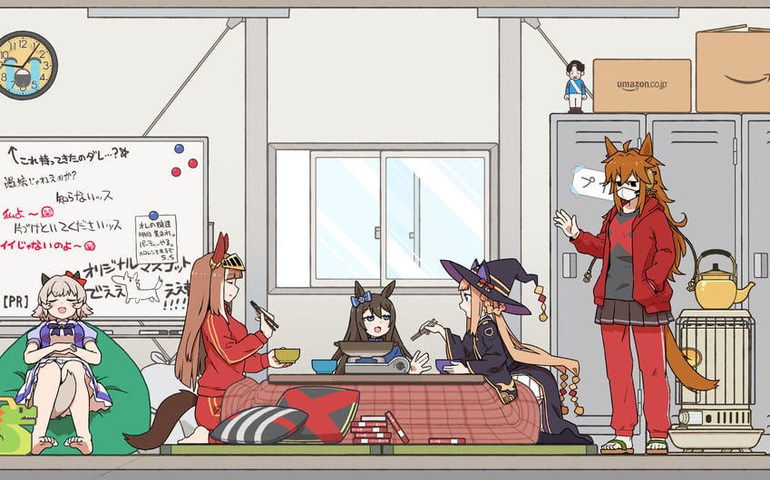 curren chan, sweep tosho, orfevre, ikezoe ken'ichi, deep impact, and 2 more (umamusume and 2 more)