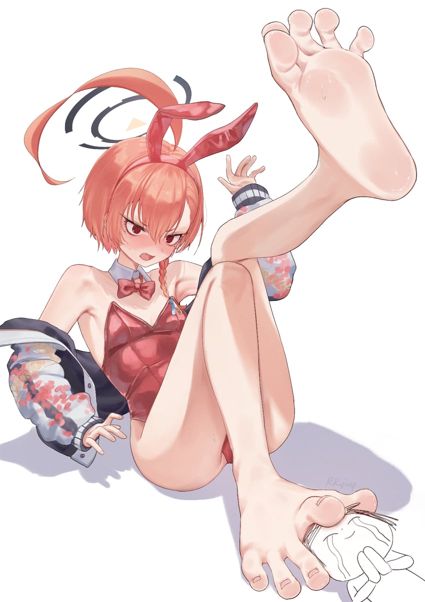 sensei, doodle sensei, and neru (blue archive) drawn by rryiup