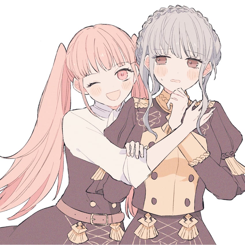 hilda valentine goneril and marianne von edmund (fire emblem and 1 more) drawn by ririco_(gnsn)