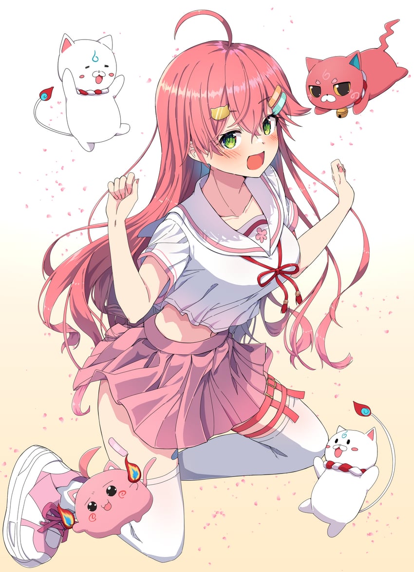 sakura miko, 35p, kintoki, and maguchi (hololive) drawn by namikawa_kuroha