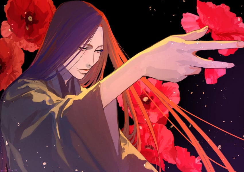 unohana retsu (bleach and 1 more) drawn by jou_(jo_jjo)