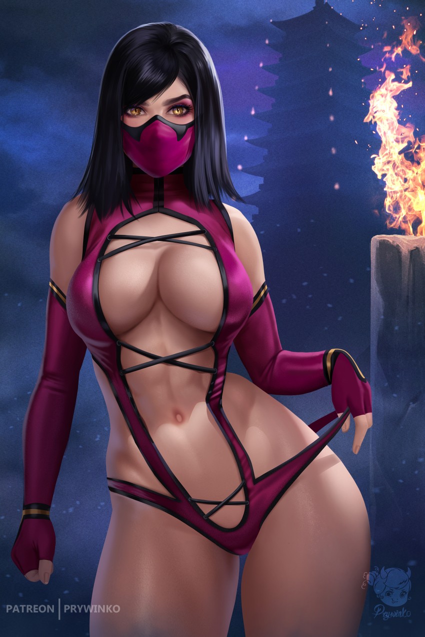mileena (mortal kombat and 1 more) drawn by prywinko