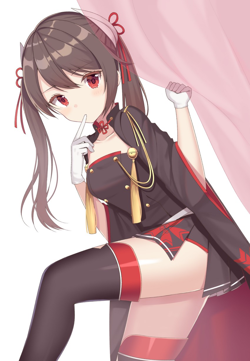 haruna (azur lane) drawn by izumo_neru