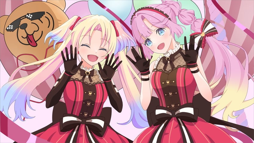 osawa rurino and anyoji hime (love live! and 1 more) drawn by torr_(torr_highfree)