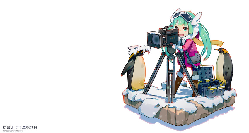 hatsune miku (vocaloid) drawn by dan_evan