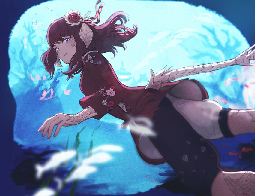 kurenai (final fantasy and 1 more) drawn by mugi_kosuta