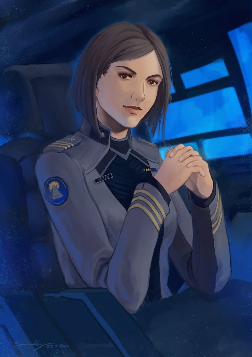 miranda keyes (halo and 1 more) drawn by stellarstatelogic