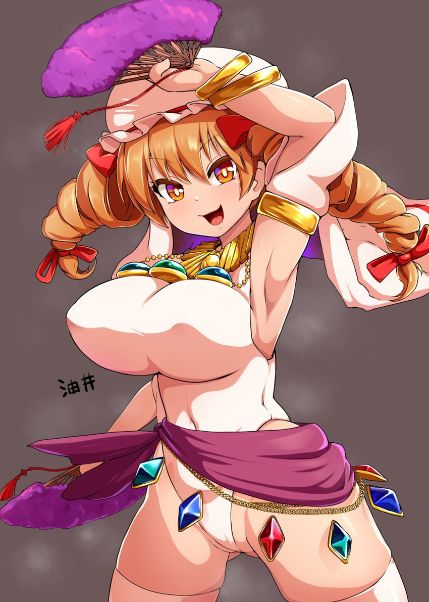yorigami jo'on (touhou and 1 more) drawn by peso_(cheese_company)