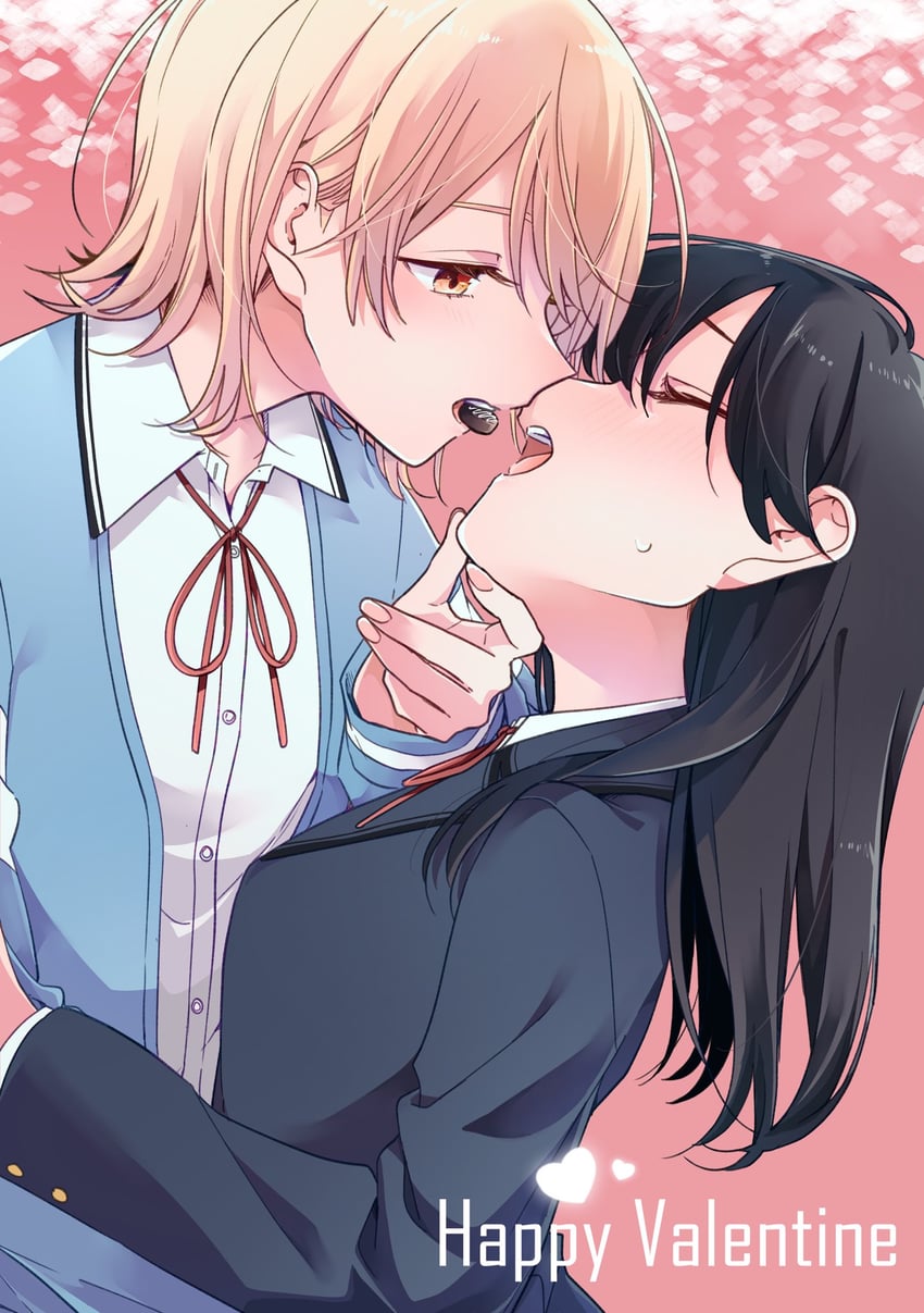 honda sora and sakurai ayaka (lonely girl ni sakaraenai) drawn by kashikaze