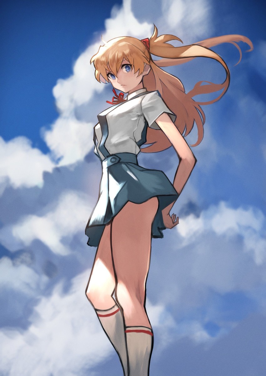 souryuu asuka langley (neon genesis evangelion) drawn by yoshio_(55level)