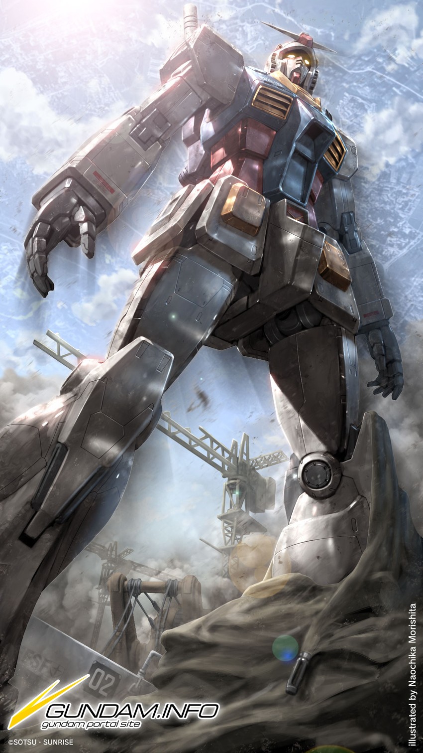 rx-78-2 gundam (gundam and 3 more) drawn by morishita_naochika