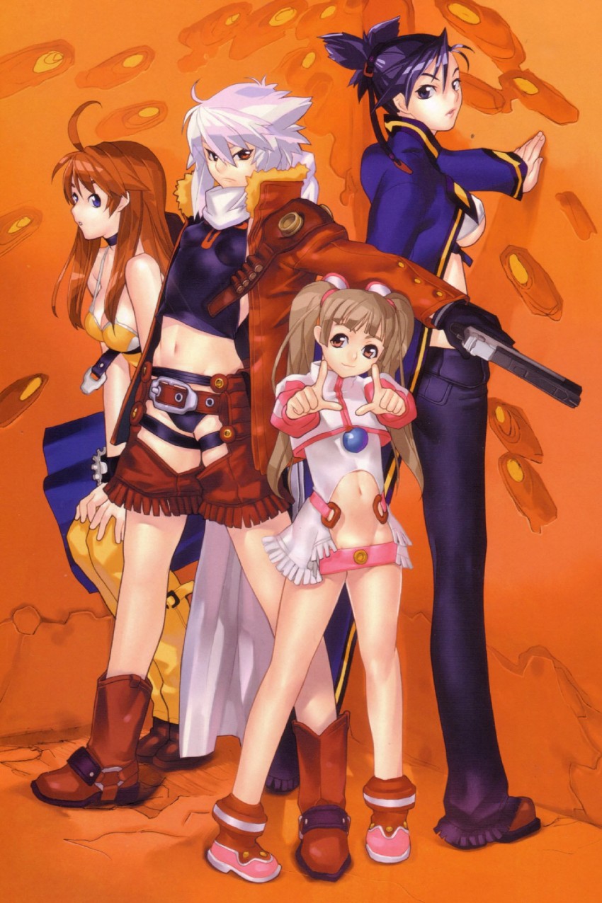 jo, meg, sei, and amy (bakuretsu tenshi) drawn by hakua_ugetsu