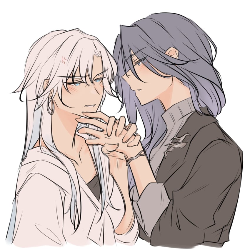 victoria qi and iris wen (love curse: find your soulmate) drawn by yurenn
