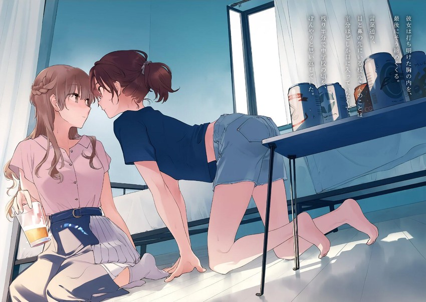 saeki sayaka and edamoto haru (yagate kimi ni naru and 1 more) drawn by nakatani_nio