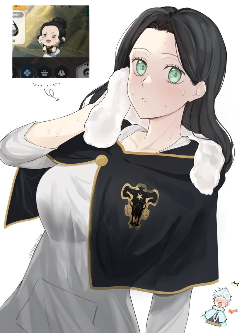 charmy pappitson and rill boismortier (black clover) drawn by rizaavana
