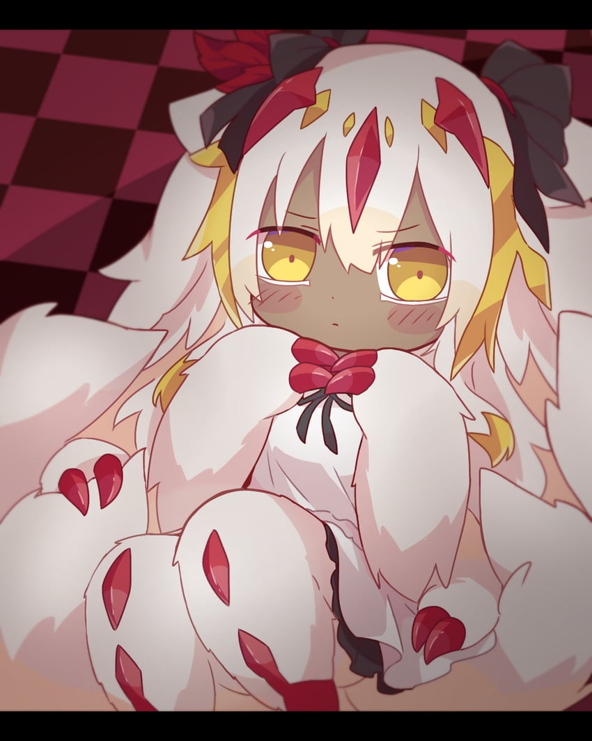 faputa (made in abyss and 1 more) drawn by ameamee69