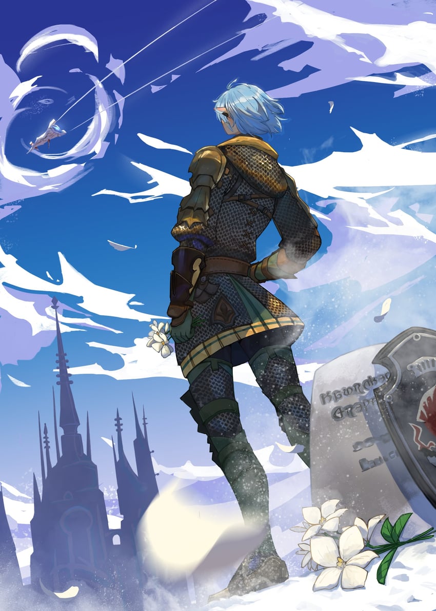 haurchefant greystone (final fantasy and 1 more) drawn by cyrushisa