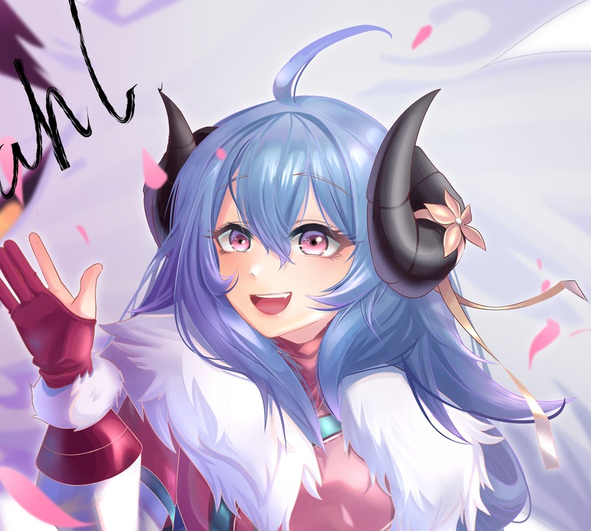 kindred, lamb, wolf, and spirit blossom kindred (league of legends) drawn by muo_(muojjang_0929)