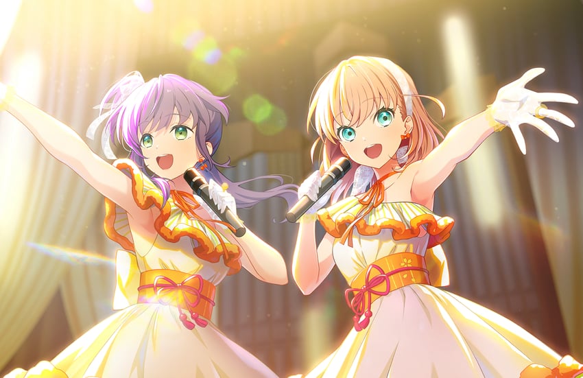 hinoshita kaho and otomune kozue (love live! and 1 more)