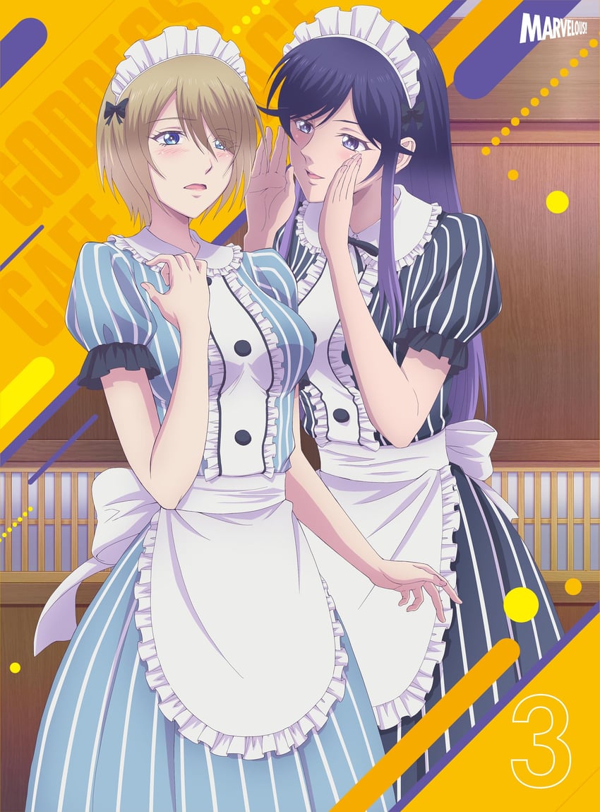 hououji akane and takasaki mao (megami no cafe terrace and 1 more) drawn by noguchi_masatsune
