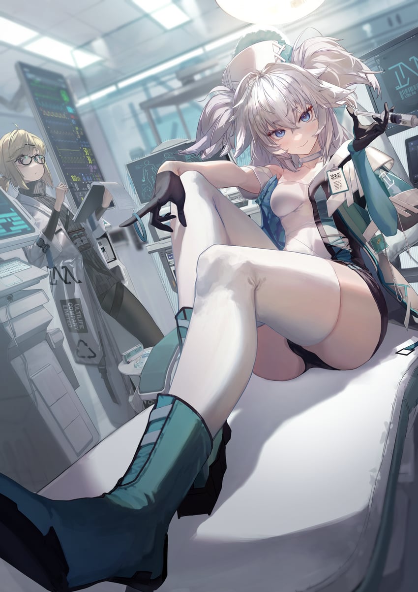 pa-15, florence, mg36, and rise (girls' frontline and 1 more) drawn by ggoc_ill
